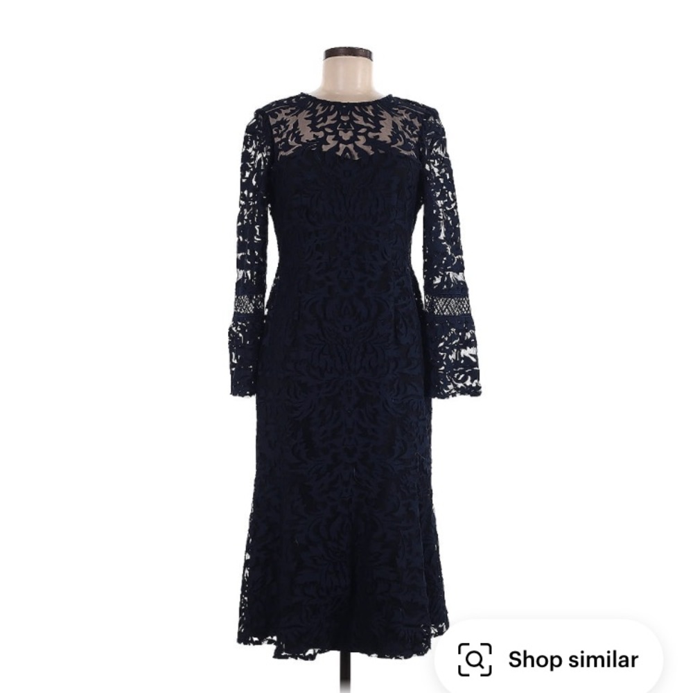 TAHARI ASL navy dress size 6